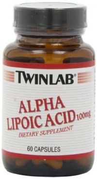 Twinlab Alpha Lipoic Acid 100mg, 60 Capsules (Pack of 2) Twinlab Alpha Lipoic Acid 100mg, 60 Capsules (Pack of 2)