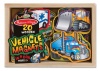 Melissa & Doug Wooden Vehicle Magnets