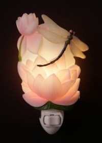 Dragonfly and Water Lily Nightlight Dragonfly and Water Lily Nightlight