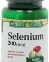 Nature's Bounty Selenium, 200mcg, 100 Tablets (Pack of 3)