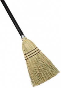 Rubbermaid Commercial FG637300 Corn Fiber Lobby Broom, 1-1/2 Head Width, 38 Overall Length, Brown Rubbermaid Commercial FG637300 Corn Fiber Lobby Broom, 1-1/2 Head Width, 38 Overall Length, Brown