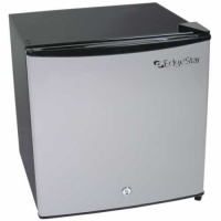 Compact Freezer Refrigerator with Lock - Stainless Steel Compact Freezer Refrigerator with Lock - Stainless Steel