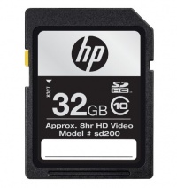 HP 32 GB SDHC Flash Memory Card CG790A-GE HP 32 GB SDHC Flash Memory Card CG790A-GE