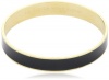 Kate Spade New York An Ace Up Your Sleeve Gold-Tone Black Idiom Bangle Bracelet