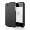 elago S4 Glide Case for AT&T, Sprint and Verizon iPhone 4/4S (Soft Feeling Black) - eco-friendly packaging