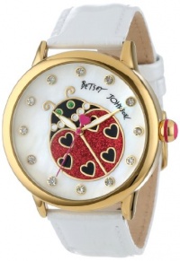 Betsey Johnson Women's BJ00084-30 Analog Ladybug Dial Watch Betsey Johnson Women's BJ00084-30 Analog Ladybug Dial Watch