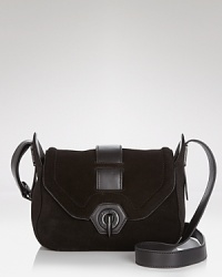 Classic style made modern. This Rachel Zoe shoulder bag flaunts a '70's-inspired vibe in a mash up of suede and leather with a shape that's completely current. Classic style made modern. This Rachel Zoe shoulder bag flaunts a '70's-inspired vibe in a mash up of suede and leather with a shape that's completely current.