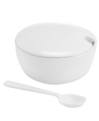 Set 5-star standards for your table with this condiment bowl and spoon from Hotel Collection. Balancing a delicate look and exceptional durability, the translucent Bone China dinnerware collection is designed to cater virtually any occasion. Set 5-star standards for your table with this condiment bowl and spoon from Hotel Collection. Balancing a delicate look and exceptional durability, the translucent Bone China dinnerware collection is designed to cater virtually any occasion.