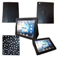 Bear Motion ® Premium Folio Case for iPad 2 / iPad 3 / The New iPad (3rd Generation) With Built-in Stand for iPad3 - Black OGP Bear Motion ® Premium Folio Case for iPad 2 / iPad 3 / The New iPad (3rd Generation) With Built-in Stand for iPad3 - Black OGP