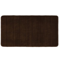 Townhouse Rugs Luxurious 19-1/2-Inch by 36-Inch Memory Foam Bath Rug, Brown Townhouse Rugs Luxurious 19-1/2-Inch by 36-Inch Memory Foam Bath Rug, Brown