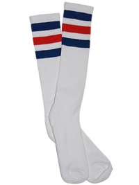 YogaColors Emoticon Unisex Triple Stripe Sporty Knee High Sock YogaColors Emoticon Unisex Triple Stripe Sporty Knee High Sock