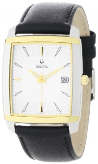 Bulova Men's 98B135 Silver Dial Strap Watch Bulova Men's 98B135 Silver Dial Strap Watch