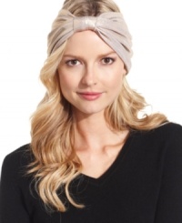 Take a shine to elegant accessorizing with this posh, metallic headband from Style&Co. Soft, shimmery and decidedly elegant, it adds instant allure to your everyday style. Take a shine to elegant accessorizing with this posh, metallic headband from Style&Co. Soft, shimmery and decidedly elegant, it adds instant allure to your everyday style.