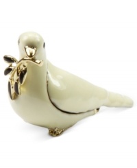 Keep your mind at peace about your special possessions with this holiday keepsake box from Jones New York. It's crafted from mixed metal with gold-tone details for that special touch. Approximate length: 1-3/4 inches. Approximate width: 1-1/2 inches. Keep your mind at peace about your special possessions with this holiday keepsake box from Jones New York. It's crafted from mixed metal with gold-tone details for that special touch. Approximate length: 1-3/4 inches. Approximate width: 1-1/2 inches.