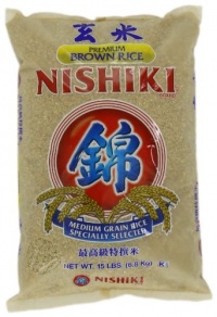 Nishiki Premium Brown Rice, 15-Pounds Bag Nishiki Premium Brown Rice, 15-Pounds Bag