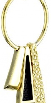 KARA by Kara Ross Deco Stick Charm Pendant Necklace, Black Lizard KARA by Kara Ross Deco Stick Charm Pendant Necklace, Black Lizard