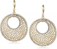 Kenneth Jay Lane Gold Filigree, Crystal Edge Drop Earrings Kenneth Jay Lane Gold Filigree, Crystal Edge Drop Earrings