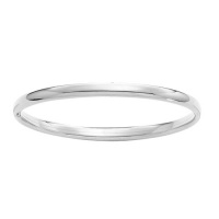Sterling Silver Polished Guard and Hinge Bangle Bracelet Sterling Silver Polished Guard and Hinge Bangle Bracelet