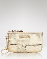 Oh so key, this leather Rebecca Minkoff pouch is perfectly proportioned for the little things. Oh so key, this leather Rebecca Minkoff pouch is perfectly proportioned for the little things.