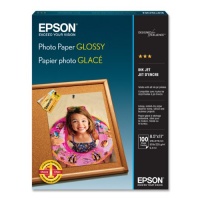 Epson Photo Paper GLOSSY (8.5x11 Inches, 100 Sheets) (S041271)