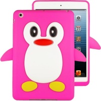 HHI Silicone Skin Case for iPad Mini - Hot Pink Penguin (Package include a HandHelditems Sketch Stylus Pen) HHI Silicone Skin Case for iPad Mini - Hot Pink Penguin (Package include a HandHelditems Sketch Stylus Pen)