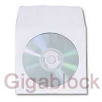 2000 pcs CD DVD White Paper Sleeves with Flap and Clear Window Envelopes 2000 pcs CD DVD White Paper Sleeves with Flap and Clear Window Envelopes