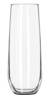 Libbey 8.5 oz. Stemless Flute Glasses in Clear, Set of 12 Libbey 8.5 oz. Stemless Flute Glasses in Clear, Set of 12