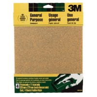 3M Aluminum Oxide Sandpaper, Coarse, 9-Inch by 11-Inch 3M Aluminum Oxide Sandpaper, Coarse, 9-Inch by 11-Inch