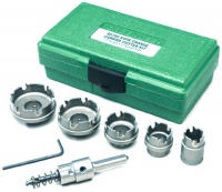Greenlee 660 Kwik Change Stainless Steel Hole Cutter Kit, 7 Piece Greenlee 660 Kwik Change Stainless Steel Hole Cutter Kit, 7 Piece