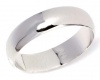 CleverEve Designer Series Solid .925 Sterling Silver Bangle - Hinged with Hidden Clasp - 16mm x 60mm