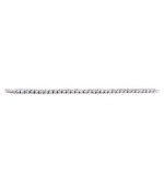 Truly eye-catching beauty by CRISLU. This tennis bracelet features round-cut cubic zirconia (10 ct. t.w.) set in sterling silver with a platinum finish. Approximate length: 7 inches.