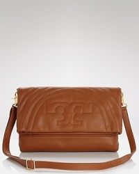 Tory Burch Messenger - Stitched Logo Foldover Tory Burch Messenger - Stitched Logo Foldover