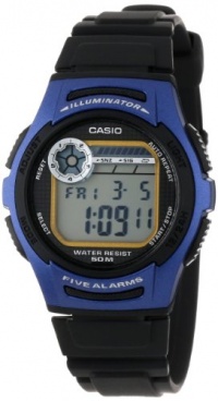 Casio Men's W213-2AVCF Basic Blue and Black Digital Watch Casio Men's W213-2AVCF Basic Blue and Black Digital Watch