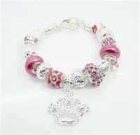 Panic buying! 2013 FASHION jewelry 925Sterling silver colorful Pandora Christmas Woman Lady Girl hot bracelet+GIFTBOX (Purple) Panic buying! 2013 FASHION jewelry 925Sterling silver colorful Pandora Christmas Woman Lady Girl hot bracelet+GIFTBOX (Purple)