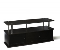 Convenience Concepts 151202ES Designs-2-Go TV Stand with 3 Cabinets for Flat Panel Television Up to 50-Inch or 85-Pound, Dark Espresso Convenience Concepts 151202ES Designs-2-Go TV Stand with 3 Cabinets for Flat Panel Television Up to 50-Inch or 85-Pound, Dark Espresso