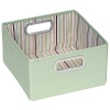 JJ Cole Collections Storage Box, Cocoa Stripe, 6.5