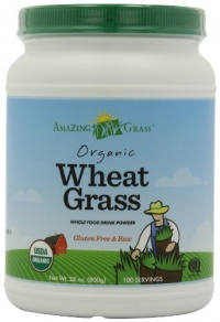 Amazing Grass Organic Wheat Grass 100 Serving, 28-Ounce Container Amazing Grass Organic Wheat Grass 100 Serving, 28-Ounce Container