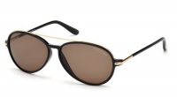 Tom Ford 0149 Ramone Gold / Black Frame/Brown Lens Plastic Sunglasses Tom Ford 0149 Ramone Gold / Black Frame/Brown Lens Plastic Sunglasses