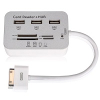 Koolertron Sd/mmc/ms Card Reader+3x HUB Camera Connection Kit for Ipad/ipad2/ipad3 Koolertron Sd/mmc/ms Card Reader+3x HUB Camera Connection Kit for Ipad/ipad2/ipad3