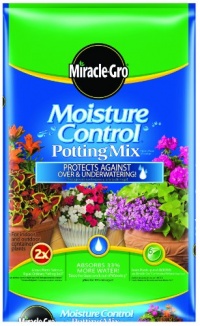 Miracle-Gro 76152300 Moisture Control Potting Mix Bag, 2-Cubic-Feet Miracle-Gro 76152300 Moisture Control Potting Mix Bag, 2-Cubic-Feet
