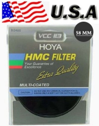 Hoya 58mm Neutral Density ND-400 X, 9 Stop Multi-Coated Glass Filter Hoya 58mm Neutral Density ND-400 X, 9 Stop Multi-Coated Glass Filter