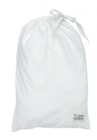 Under the Nile Fitted Crib Sheet With Bag - Off White Under the Nile Fitted Crib Sheet With Bag - Off White