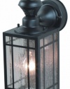 Heath/Zenith SL-4152-BK 150-Degree Motion-Activated Shaker Point Mission Style Decorative Lantern, Black