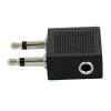 HDE Airline Headphone Adapter for Airplanes/Flying