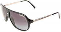 Carrera Safari/R/S Navigator Sunglasses,Shiny Black Frame/Grey Gradient Lens,One Size Carrera Safari/R/S Navigator Sunglasses,Shiny Black Frame/Grey Gradient Lens,One Size