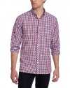 Fred Perry Men's Long Sleeve 3 Color Gingham Shirt