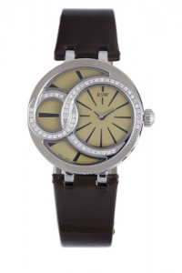 RSW Women's 6025.BS.L9.9.D1 Wonderland Round Golden Dial Diamond Brown Patent Leather Watch RSW Women's 6025.BS.L9.9.D1 Wonderland Round Golden Dial Diamond Brown Patent Leather Watch
