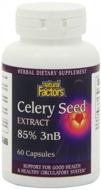 Natural Factors Celery Seed Extract Capsules, 60-Count Natural Factors Celery Seed Extract Capsules, 60-Count