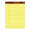 TOPS The Legal Pads, Legal Rule, 8.5 x 11.75 Inches, Canary, Perforated, 50 Sheets/Pad, 12 Pads/Pack (7532)