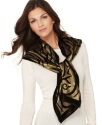 A luxe layering piece with a touch of textured velvet from Style&co. A metallic shine is added for eye-popping appeal. A luxe layering piece with a touch of textured velvet from Style&co. A metallic shine is added for eye-popping appeal.